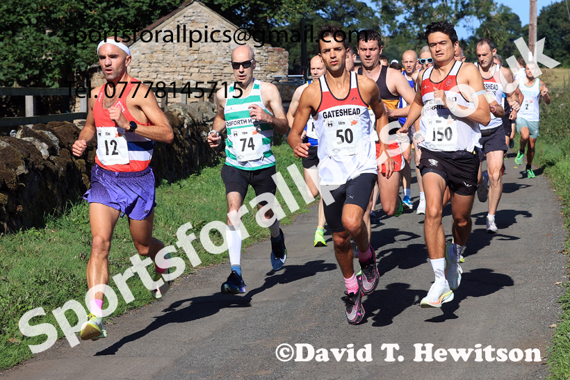 The 2026 Tynedale Jelly Tea 10 Mile Road Race, Matfen, Northumberland. Photo: David T. Hewitson/Sports for All Pics